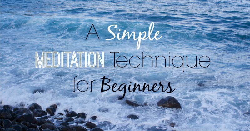 A Simple Meditation Technique for Beginners
