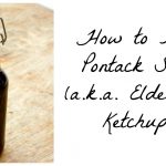 Making Pontack Sauce (Elderberry Ketchup)