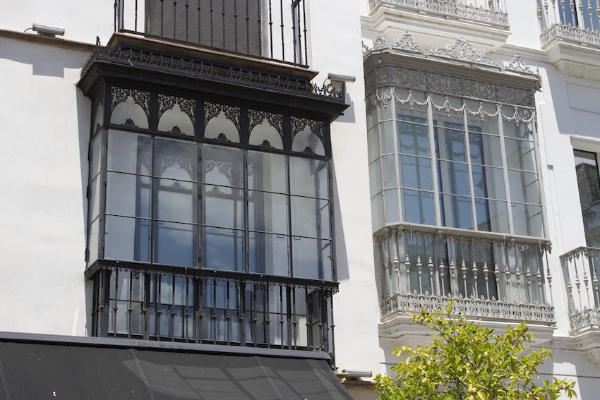 Fancy windows in Sevilla