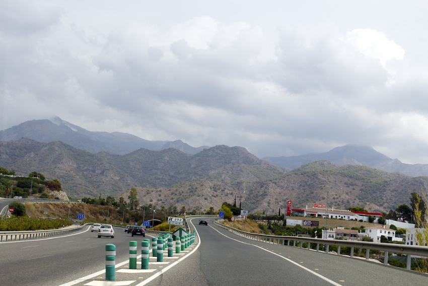 On the road to Nerja, Spain